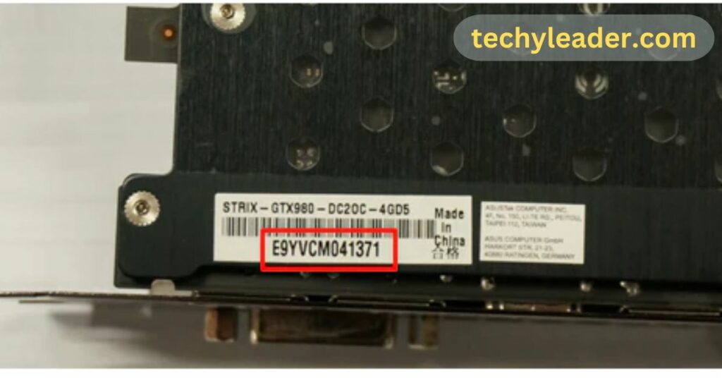 Finding the GPU Serial Number in Windows